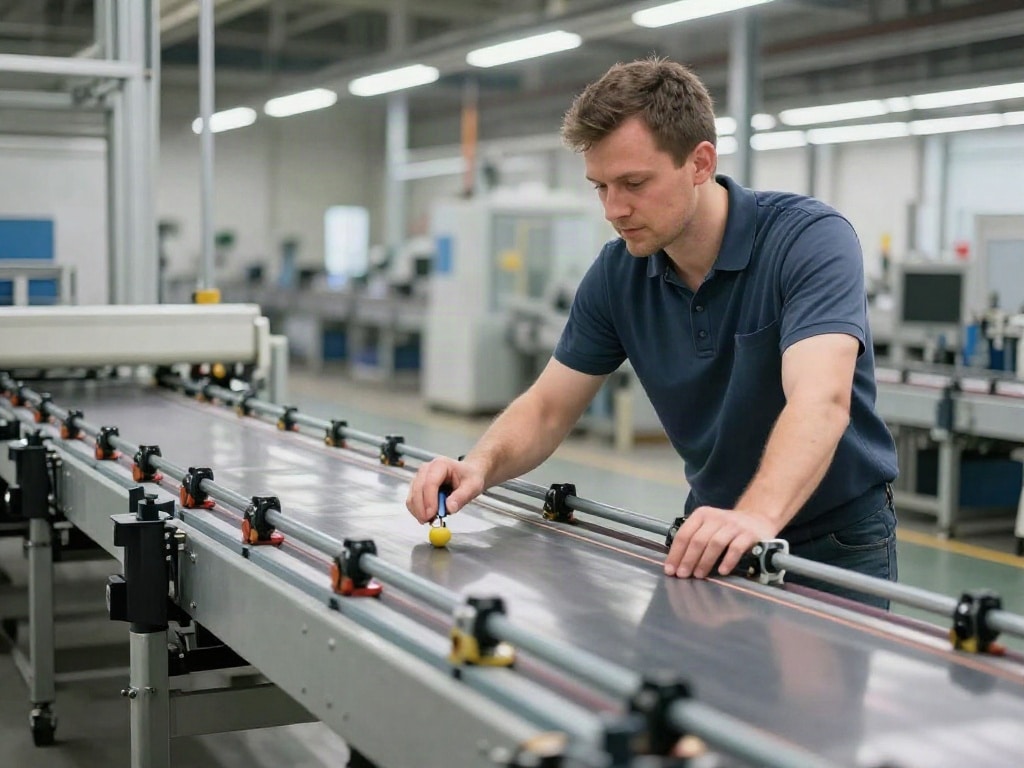 Kugelrollen automatisierter Förderbetrieb