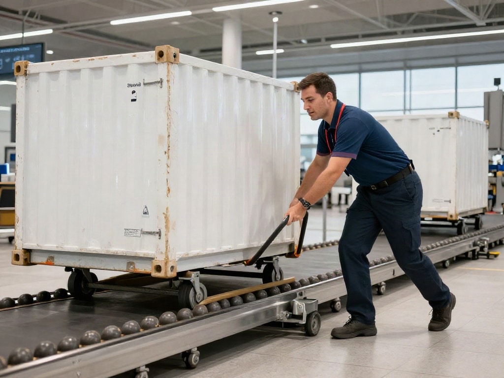 Kugelrollen Luftfracht Logistik