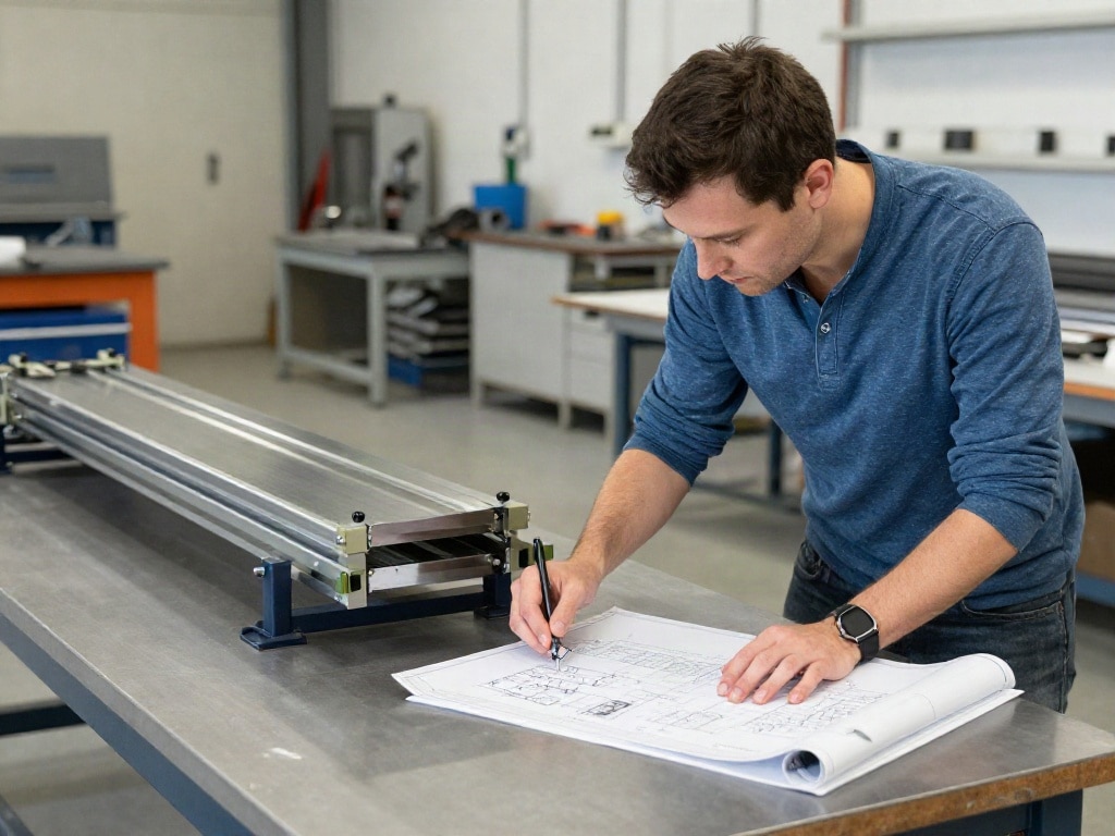 Kugelrollentisch Bleche Platten