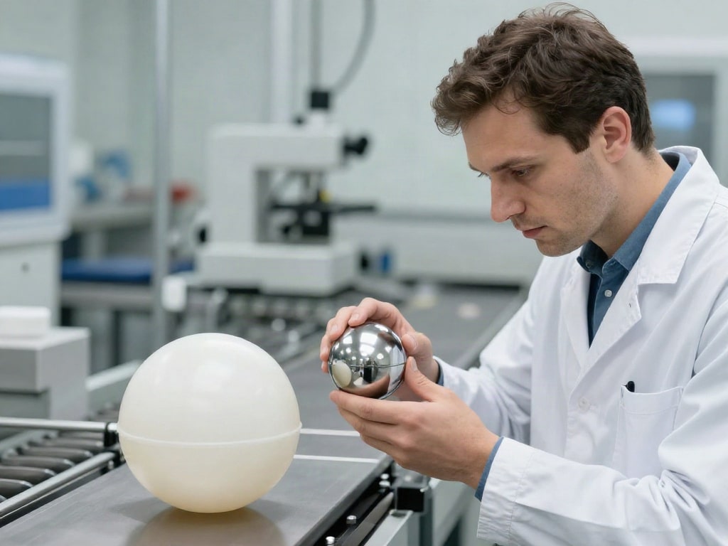 Stahlkugel Kunststoffkugel empfindliche Werkstücke