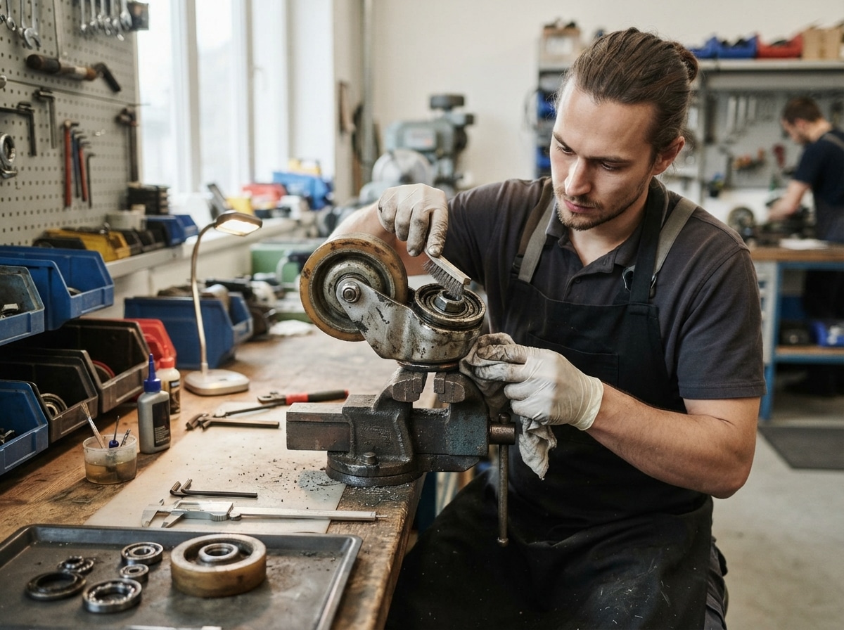 Rollen warten